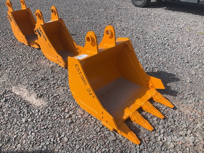 2026 GIYI GY-BK 23 in Cucharon para Miniexcavadora (Sin Usar) / Mini Excavator Bucket - Fits Cat 305 (Unused)