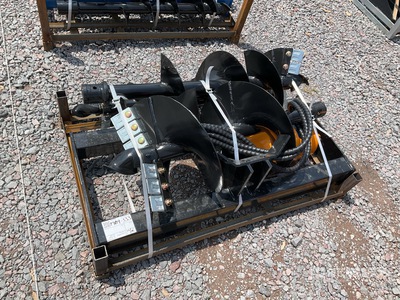 2026 GIYI AG70 3 in Gusano para Miniexcavadora (Sin Usar) / Mini Auger Attachment (Unused)
