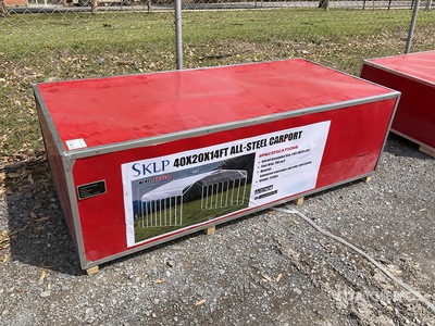 2026 SKLP SC40 Carpa de Garaje (Sin Usar) / All-Steel Garage Carport Tende e componenti (Unused)