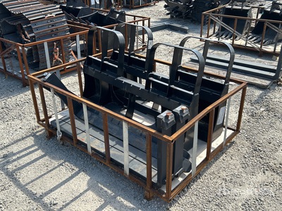Quantity of (2) Yanmar 48 in Skid Steer Forks
