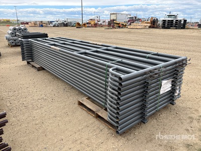 Quantity of (12) 2025 BYT HDALYPNL16 16 ft Livestock Panel (Unused)