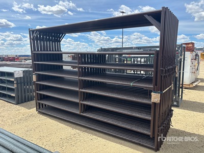 Quantity of (20) 2026 BYT ALYFRMGTE120 12 ft Steel Frame Livestock Gate (Unused)