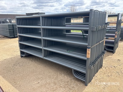 Quantity of (18) 2025 BYT MSP96 9 ft 6 in Livestock Panel (Unused)