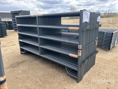 Quantity of (18) 2025 BYT MSP96 9 ft 6 in Livestock Panel (Unused)