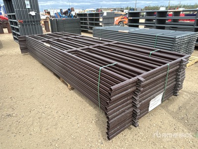 Quantity of (12) 2025 BYT HDALYPNL16 16 ft Alley Livestock Panel (Unused)