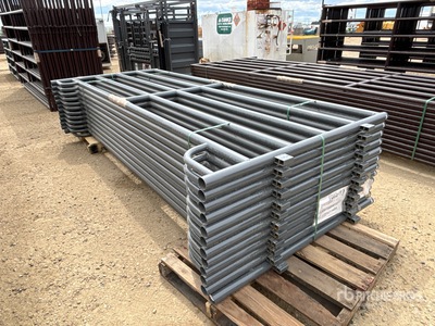 Quantity of (12) 2025 BYT MSP120 12 ft Livestock Panel (Unused)
