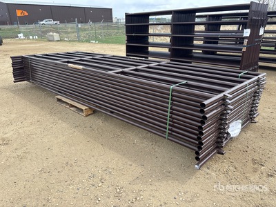 Quantity of (12) 2025 BYT HDALYPNL16 16 ft Livestock Panel (Unused)