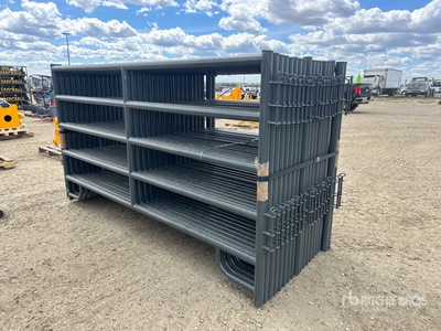 Quantity of (18) 2025 BYT MSP96 9 ft 6 in Livestock Panel (Unused)