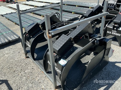 2026 LYALS ZMQ02 スキッドステア用グラップル (Unused)