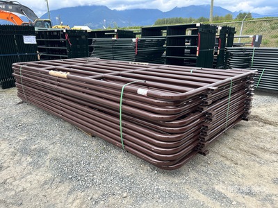 Quantity of (12) 2026 BYT MRSDRP12 12 ft 7 Rail Ranch Livestock Panel (Unused)