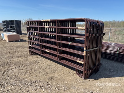 Quantity of (21) 2026 BYT MRSDRP12 12 Ft x 6 ft 7-Rail Ranch Livestock Panel (Unused)