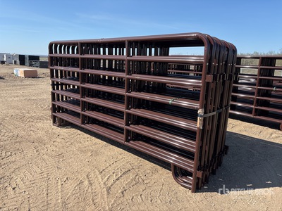 Quantity of (21) 2026 BYT MRSDRP12 12 Ft x 6 ft 7-Rail Ranch Livestock Panel (Unused)