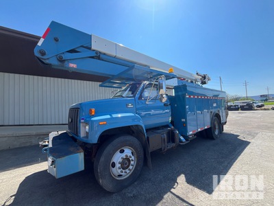 2001 Lift-All LOM 55 1S 55 ft on 2001 Chevrolet C6500 4x2 Camión con Canastilla