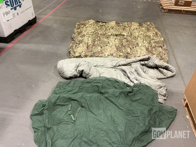 (14) Sleeping Bags, (5) Tarps, (23) Insect Net Protectors & (3) Sleeping Mats