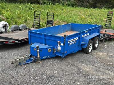 2022 Bri-Mar DT612LP10SUR 12 ft T/A Remolque Ligero de Volteo