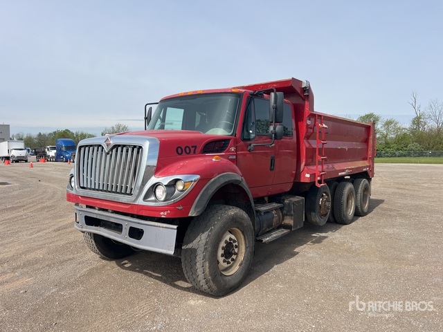 2010 International 7600 8x4 Extended Cab Tri/A Dump Truck