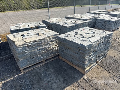 Quantity of (5) Pallets of 2 in Bluestone Patio Kits
