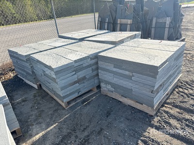 Quantity of (5) Pallets of 1 in Gauged Colonial Wallstone Steinplatte