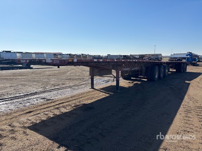 2008 Doepker DSL-50 32 ft Super B-Train Lead Flatbed Trailer