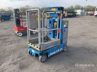 2014 Genie GR-15 Electric Telescopic Boom Lift (Inoperable)