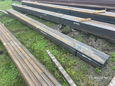 Quantity of (8) 2 in x 5 in Rectangle Tubing