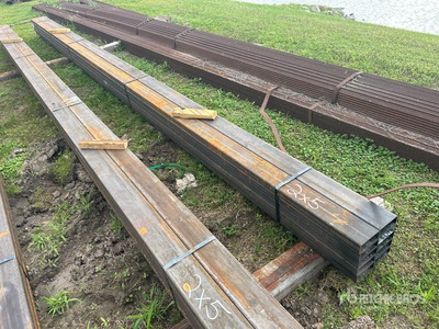 Quantity of (10) 2 in x 5 in Rectangle Tubing