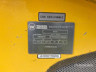 2020 Wacker ST28 Compact Track Loader