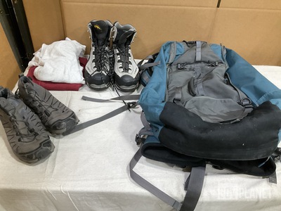 (14) Assorted Bags, (50) Assorted Shirts, (5) Pairs of Boots & Assorted Items
