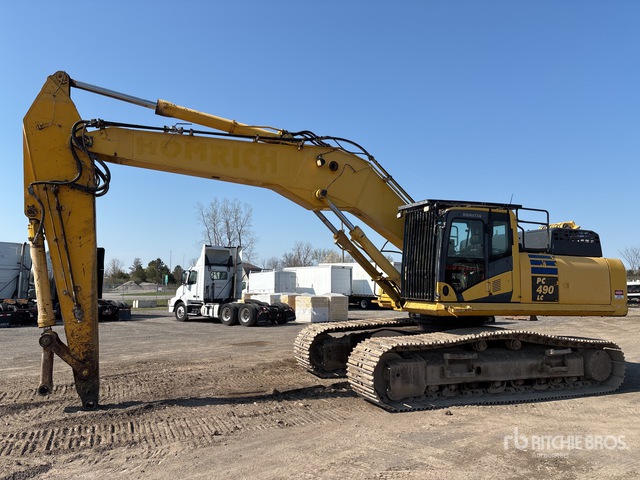 2014 Komatsu PC490LC-10 Tracked Excavator