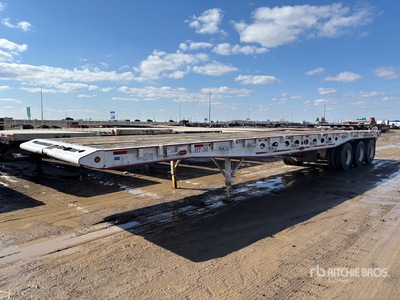1998 Peerless 48 ft Tri/A Flatbed Remorque pour champ pétrolifère