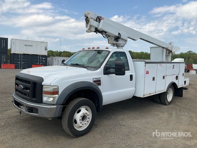 Altec A5200 A 30 ft on 2008 Ford F-550 4x2 شاحنة منصة مرفوعة
