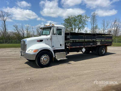 2010 Peterbilt 335 4x2 Flatbed Truck