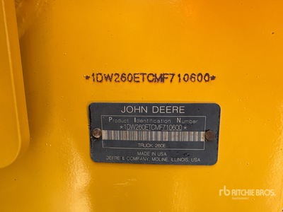 2021 John Deere 260E Articulated Dump Truck