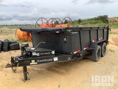 2023 Raw Maxx LPX-14-27K 14 ft T/A Dump Utility Trailer