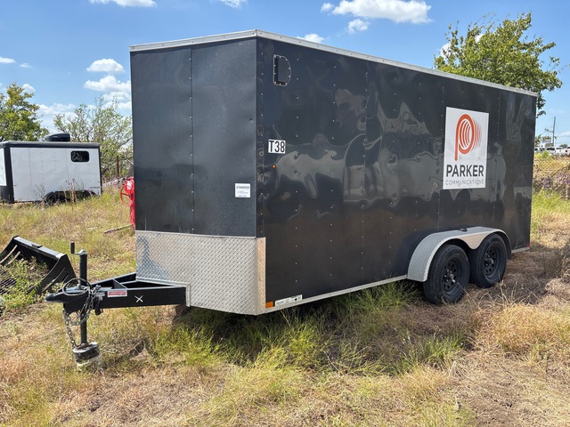 2023 Carry-On COM7X16CGRVTABK6H 16 ft T/A Enclosed Trailer