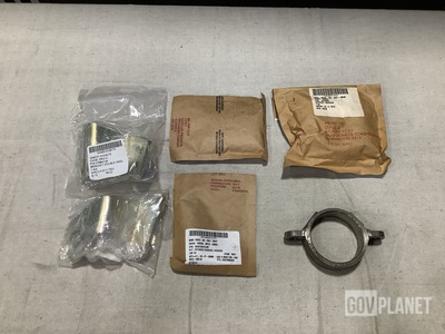 (60) Shaft Eye Brackets, (18) Double Angle Brackets & Assorted Items