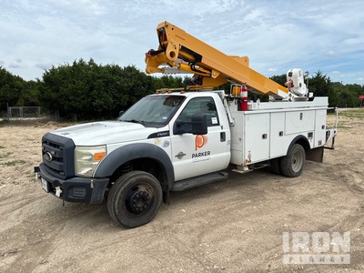 2012 Altec AT40M 40 ft on 2012 Ford F-550 XL 4x2 Cable Placer Bucket Trucks Bucket Truck