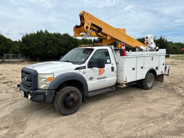 2012 Altec AT40M 40 ft on 2012 Ford F-550 XL 4x2 Cable Placer Bucket Truck