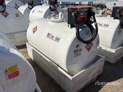 2026 490 gal Skid Mounted Steel Diesel Fuel Tank