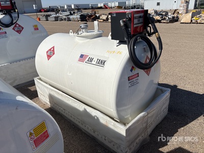 2026 490 gal Skid Mounted Steel Diesel Fuel Tank