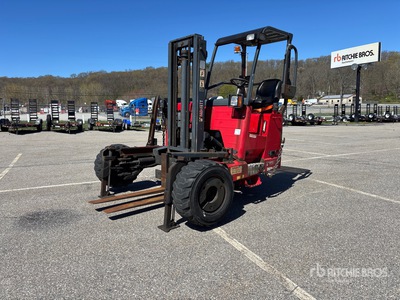 2008 Moffett M55.4 5500 lb 3x3 Truck Mounted Forklift
