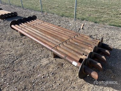Quantity of (10) 12 ft Screw Pilings ドリル/油田 その他用