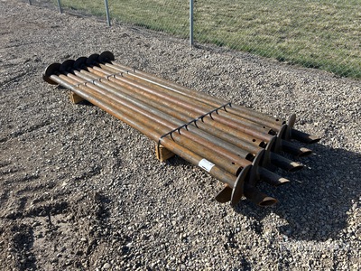Quantity of (10) 3 in x 10 ft Screw Pilings ドリル/油田 その他用