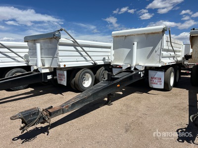 1994 Williamson 13 ft T/A Drawbar Remolque volcador con acoplado