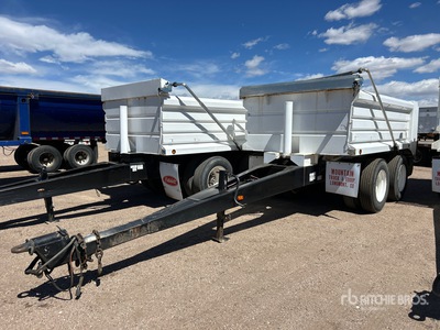 2001 Williamson 13 ft T/A Drawbar Remolque volcador con acoplado