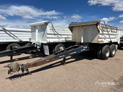 1996 Williamson 13 ft T/A Drawbar Remolque volcador con acoplado