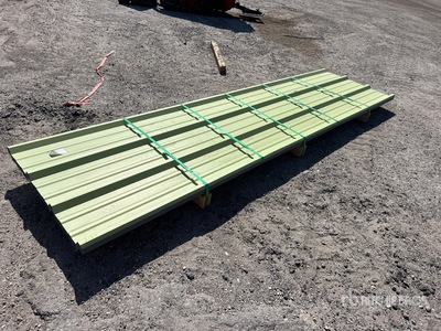 Quantity of (32) 2026 Kit Containers Steel R Panel 12 ft