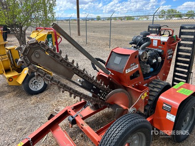 2019 Ditch Witch C24X Walk Behind Trencher w/ Ditch Witch S3C Trailer