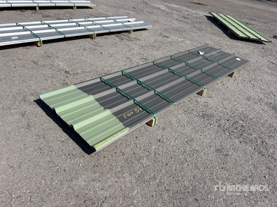 Quantity of (32) 2026 Kit Containers Steel R Panel 12 ft (Unused)