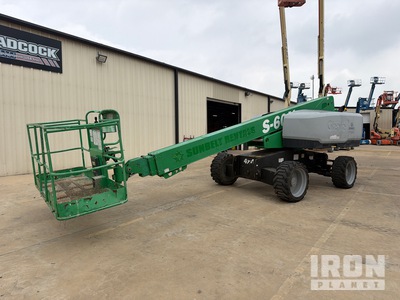 2016 Genie S-60X 4WD Diesel Telescopic Boom Lift